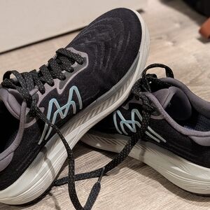 Black and Gray Athletic Sneakers